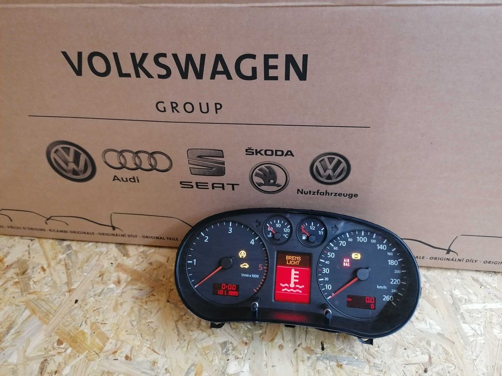 Quadrante painel instrumentos audi a3 8l tdi com computador bordo