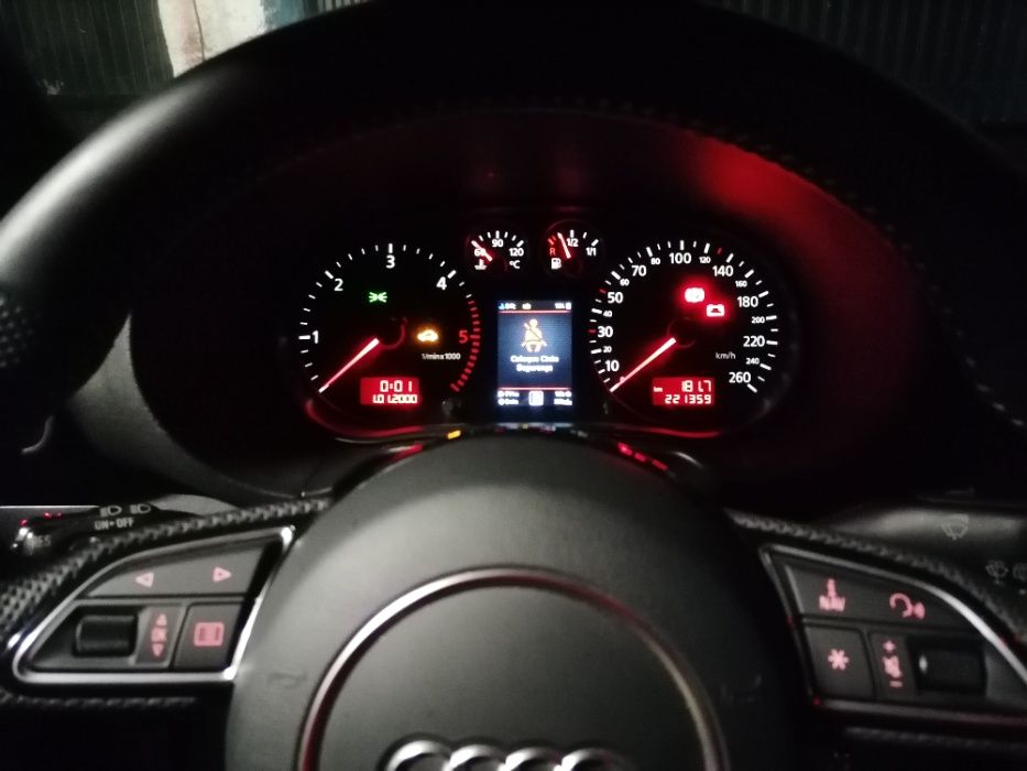 Quadrante Audi A3 8L Cores 3D MFD VDO computador de bordo
