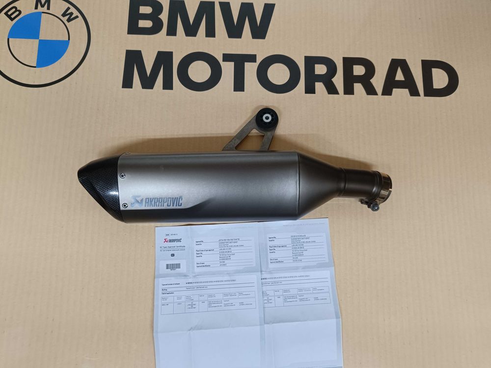 Ponteira Akrapovic BMW S1000XR K69 excelente estado