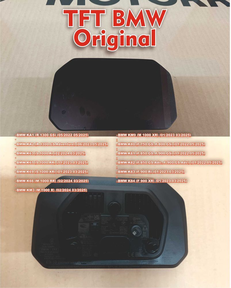 TFT BMW Motorrad R1300 S1000RR S1000XR F900R F900XR F750 F850