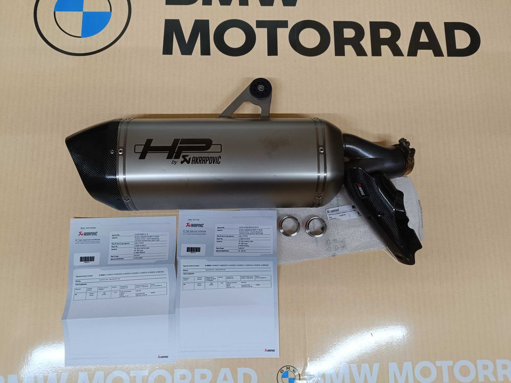 Ponteira Akrapovic Titânio BMW R1200 GS ou GSA ou R1250 GS GSA